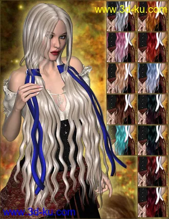 3D打印模型SnowWhite Hair的图片
