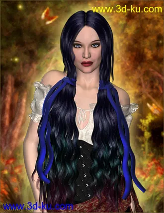 3D打印模型SnowWhite Hair的图片