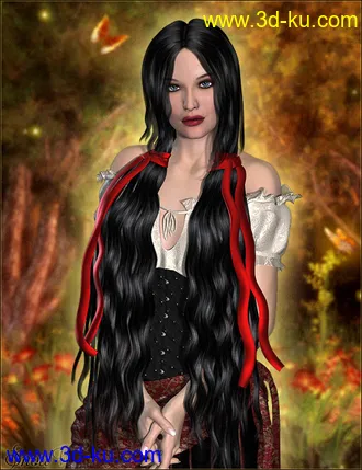 3D打印模型SnowWhite Hair的图片