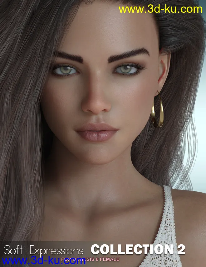 Soft Expressions Collection 2 for Genesis 8 Females模型的图片1