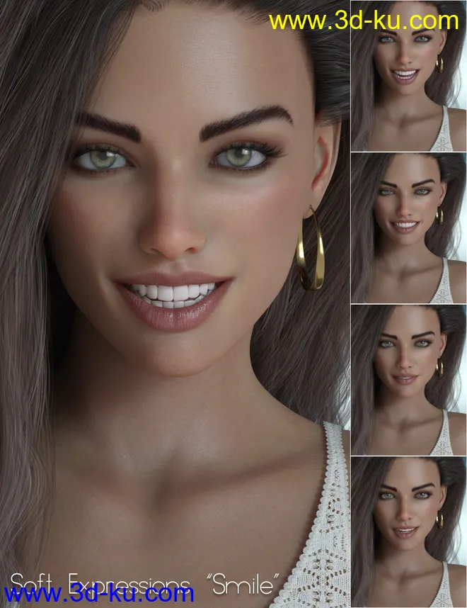 Soft Expressions Collection 2 for Genesis 8 Females模型的图片2