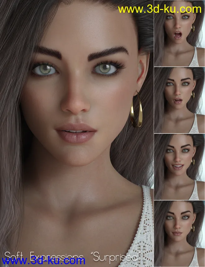 Soft Expressions Collection 2 for Genesis 8 Females模型的图片3