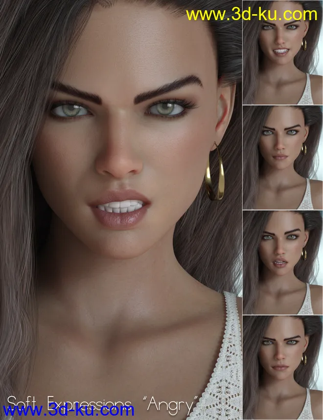 Soft Expressions Collection 2 for Genesis 8 Females模型的图片6