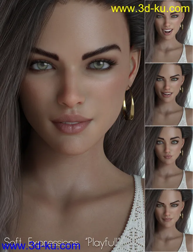 Soft Expressions Collection 2 for Genesis 8 Females模型的图片7
