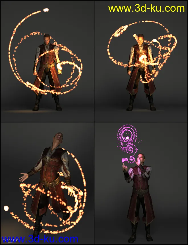 Soldiers of Magic - Serpio Poses for Genesis 2 Male(s)模型的图片2