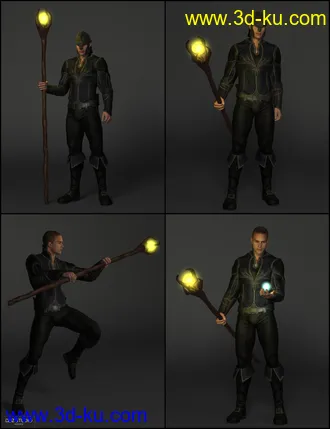 3D打印模型Soldiers of Magic - Serpio Poses for Genesis 2 Male(s)的图片