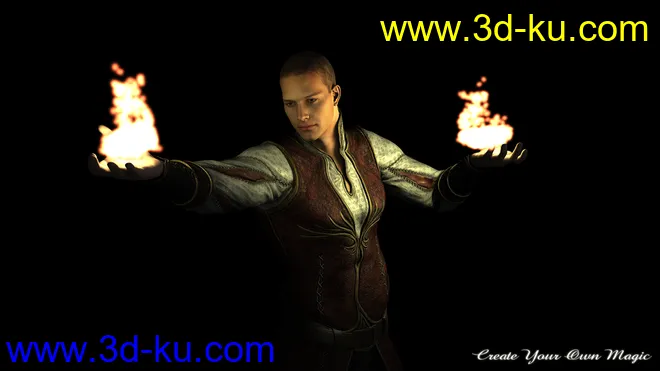 Soldiers of Magic - Serpio Poses for Genesis 2 Male(s)模型的图片6