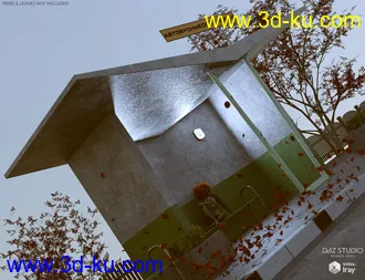 3D打印模型Soviet Bus Stop的图片