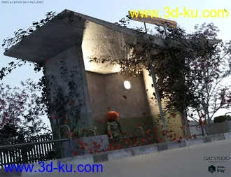 3D打印模型Soviet Bus Stop Forlorn的图片