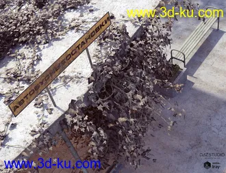 3D打印模型Soviet Bus Stop Forlorn的图片