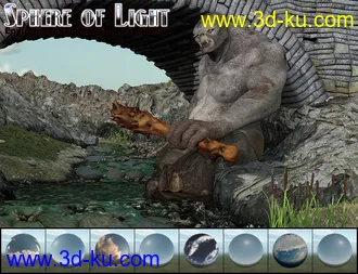 3D打印模型Sphere of Light - Enviroment Lighting的图片