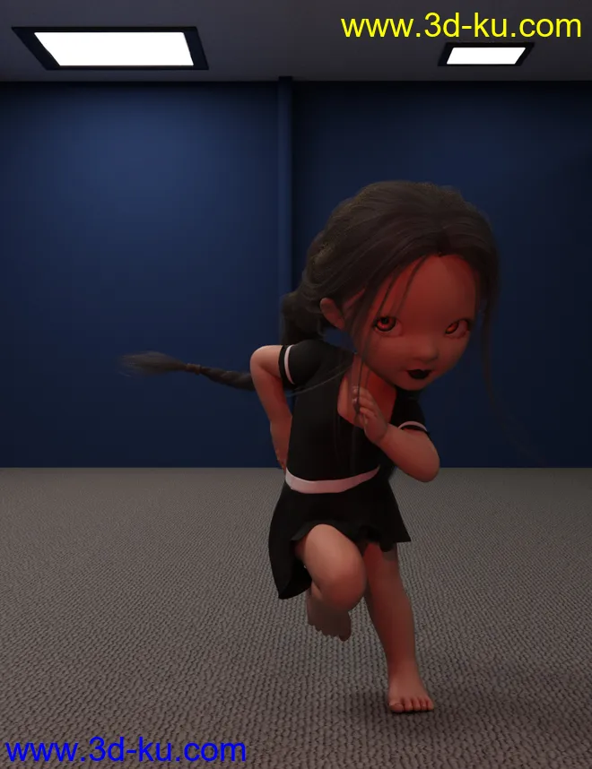 Spooky Doll Textures for Bugga Boo模型的图片2