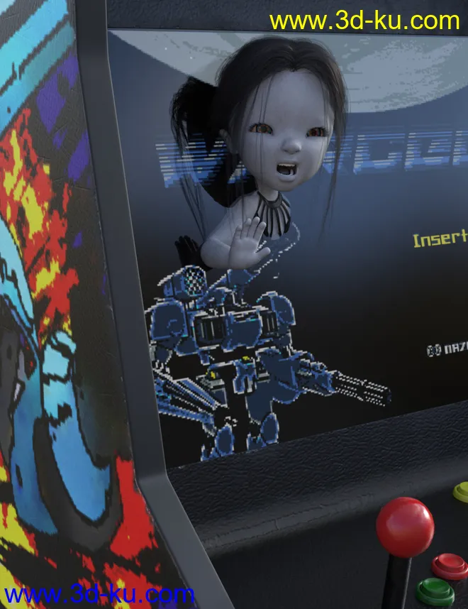 Spooky Doll Textures for Bugga Boo模型的图片4