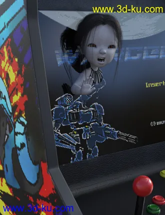 3D打印模型Spooky Doll Textures for Bugga Boo的图片