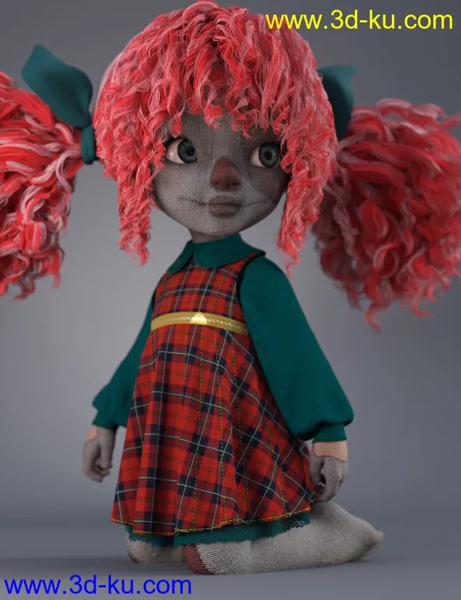 Spooky Doll Textures for Bugga Boo模型的图片6