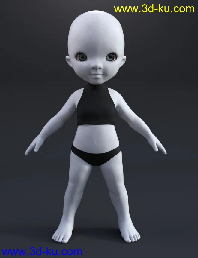 Spooky Doll Textures for Bugga Boo模型的图片9