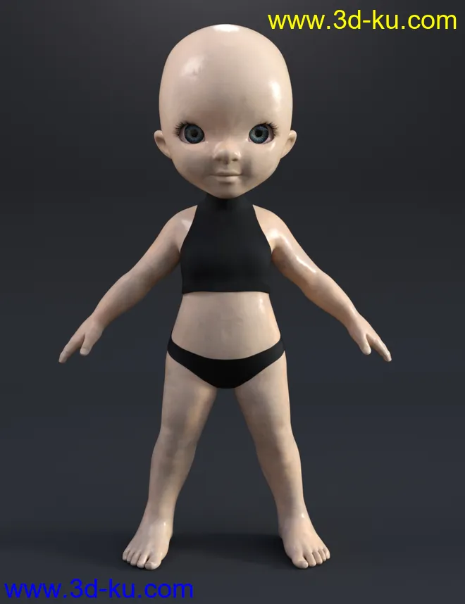 Spooky Doll Textures for Bugga Boo模型的图片12