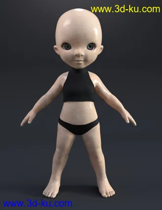 3D打印模型Spooky Doll Textures for Bugga Boo的图片