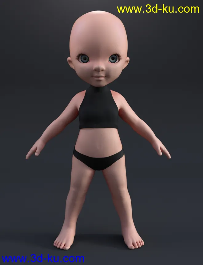 Spooky Doll Textures for Bugga Boo模型的图片13