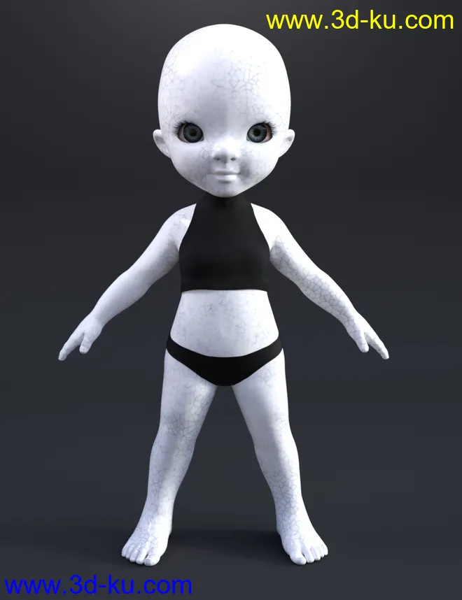 Spooky Doll Textures for Bugga Boo模型的图片15