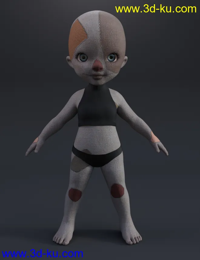 Spooky Doll Textures for Bugga Boo模型的图片16