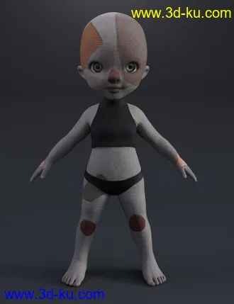 3D打印模型Spooky Doll Textures for Bugga Boo的图片