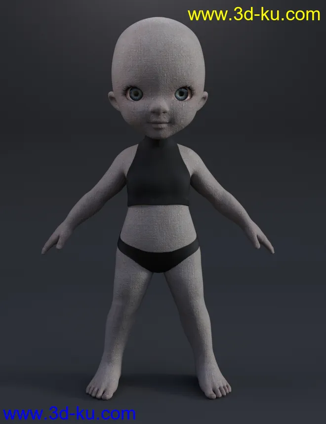 Spooky Doll Textures for Bugga Boo模型的图片17