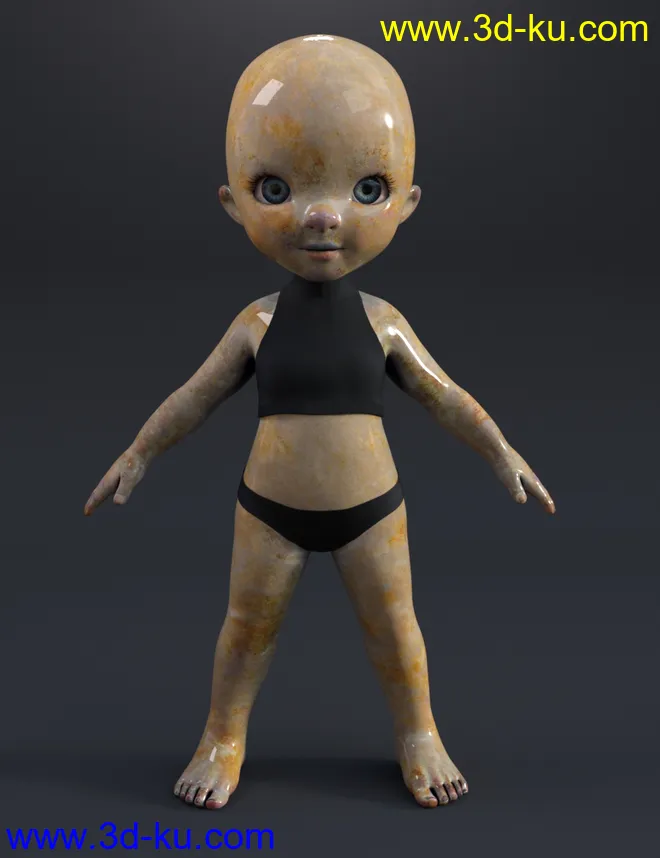 Spooky Doll Textures for Bugga Boo模型的图片18