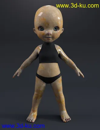 3D打印模型Spooky Doll Textures for Bugga Boo的图片