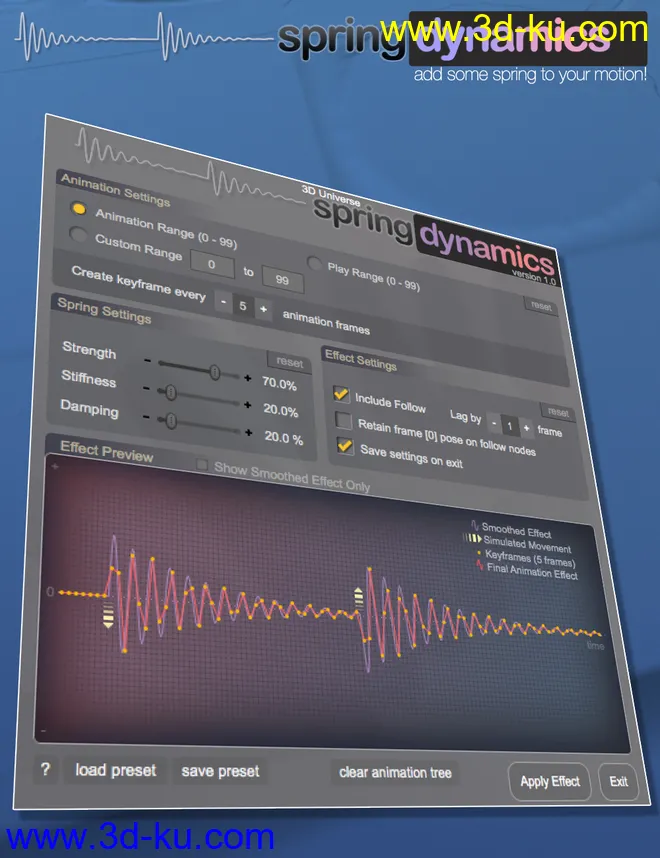 Spring Dynamics for DAZ Studio模型的图片5