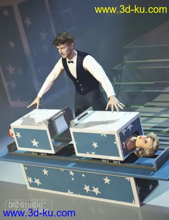 3D打印模型Stage Magician Props的图片