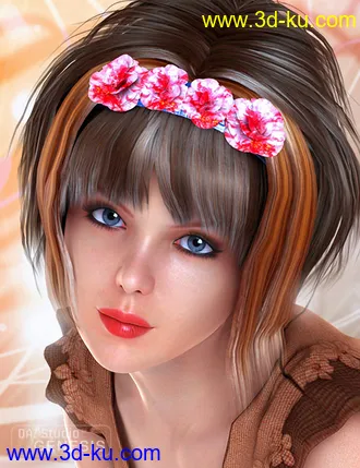 3D打印模型Starla Hair的图片