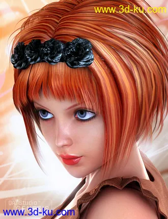 3D打印模型Starla Hair的图片