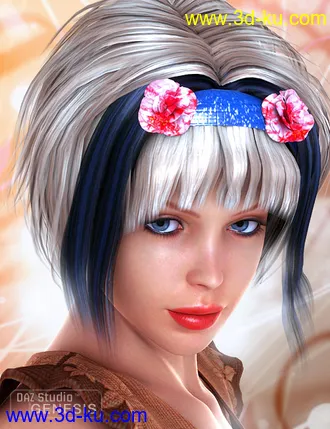 3D打印模型Starla Hair的图片