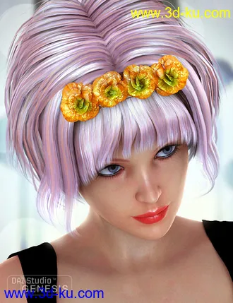 3D打印模型Starla Hair Colors的图片