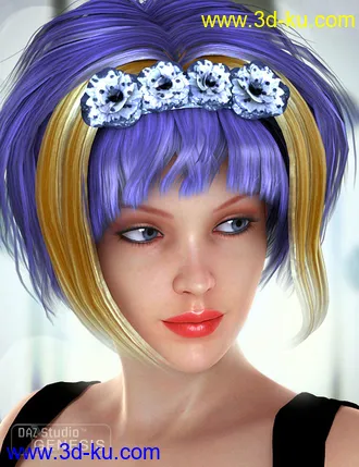 3D打印模型Starla Hair Colors的图片