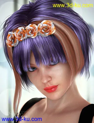 3D打印模型Starla Hair Colors的图片