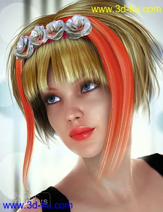 3D打印模型Starla Hair Colors的图片