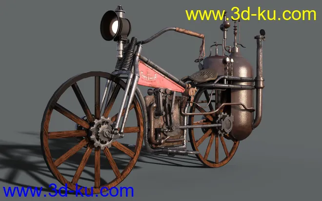 Steam Motorcycle模型的图片2
