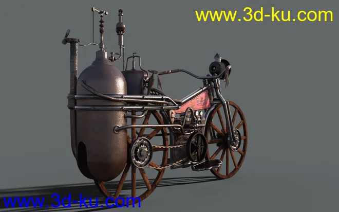 Steam Motorcycle模型的图片3