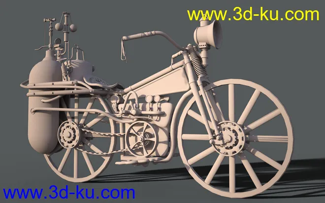 Steam Motorcycle模型的图片6