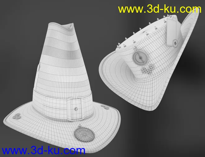 Steam Punk Hats for Genesis 8模型的图片13