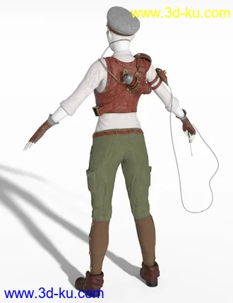 3D打印模型Steampunk Artificer for Genesis 8 Females的图片