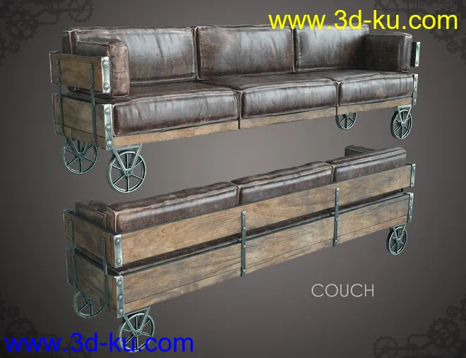 Steampunk Furniture模型的图片2