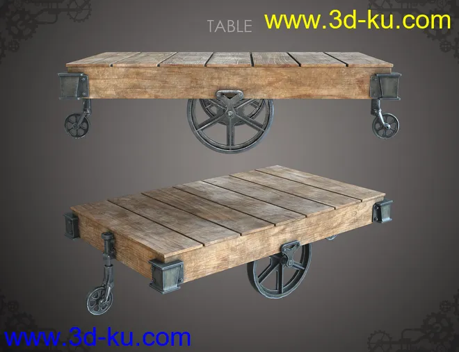 Steampunk Furniture模型的图片3