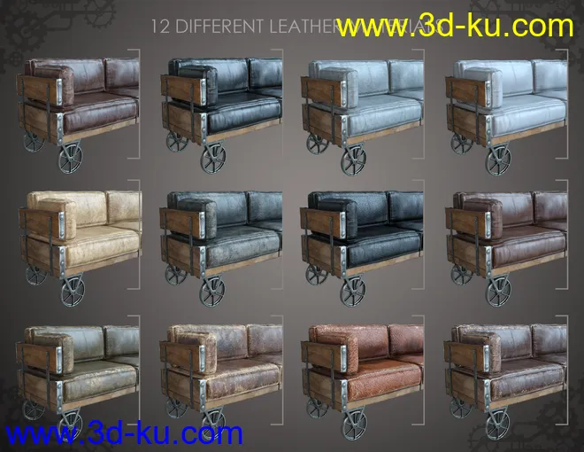 Steampunk Furniture模型的图片4