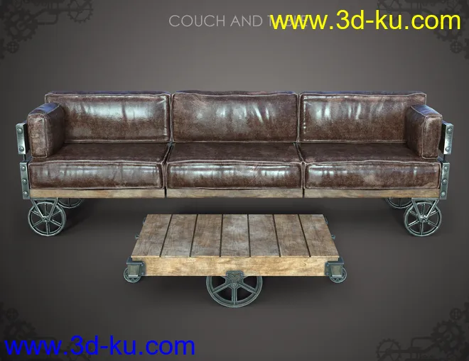 Steampunk Furniture模型的图片6