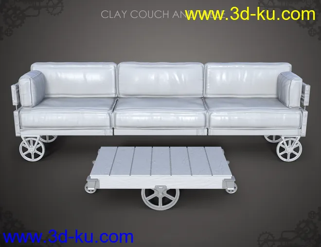 Steampunk Furniture模型的图片7