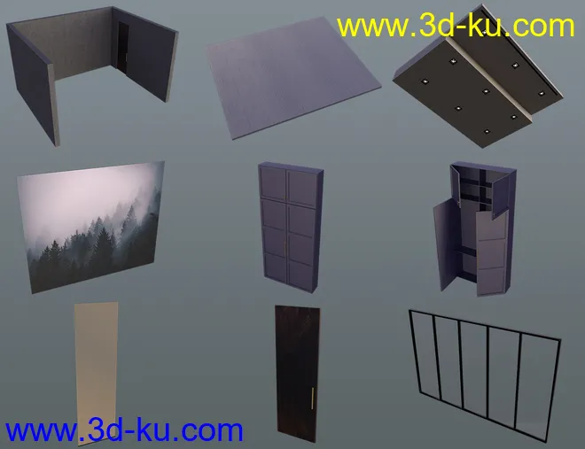 Stylish Bedroom模型的图片9