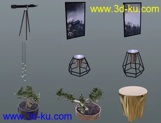 3D打印模型Stylish Bedroom的图片